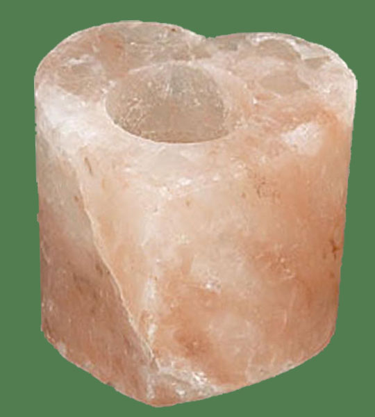 Himalayan Salt Votive candle holder Heart 